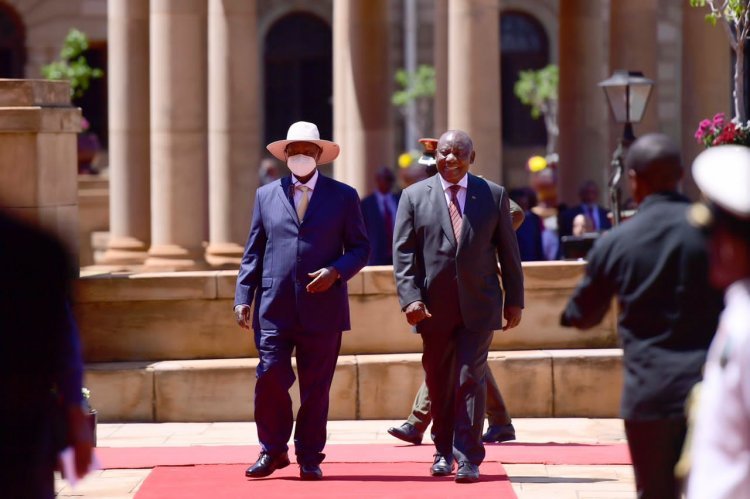 Museveni meets South Africa’s President
