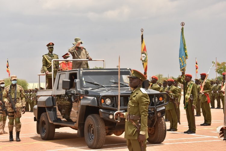 Museveni commissions over 700 cadets, cautions them on maintaining good health & fitness